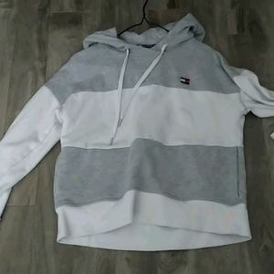 White and Grey hoodie